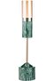 Zeyve Candle Holder B 8Cm X 8Cm X 37Cm Rose Gold, Green - 3