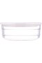 Glass Bowl W/Lid L(16CM) XW(16CM) XH(6CM) Transparent - 2