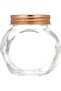table top 4pcs glass spice jar set 210ml - 2