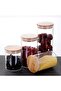 Glass Jar Canister with Bamboo Lid Kitchen Air Tight Container YK4105 (1500 ML) - 3