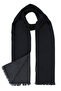 Black Double Sided Scarf - 2