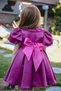 Girls' Special Occasion Short Evening Dress - Buttoned, Special Design - Bag Accessory_M2445 - 6