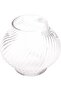 Glass Vase L(16CM) XW(16CM) XH(15CM) Transparent