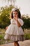 Lace Embroidered Princess Model Puffy Girl's Dress_M2405