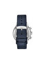 LC08043.399 Men Multi Function Display Watch & Leather Strap Dark Blue - 4