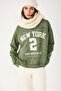 Pale Effect Printed Oversize Sweatshirt - 2