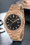 FC.12715TM.05 Rose Color Steel Cord Men's Wrist Watch zmfer144