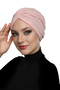 Brocade W Powder Ready Turban Hijab Bonnet Suitable for Medical Use - 2
