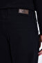 Black Regular Fit 5 Pocket Cotton Canvas Trousers - 4
