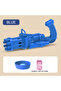 8 Holes Bubble Machine Kids Toygun-Blue - 3