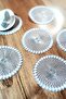 6-Pack Presentation Cocktail Napkin Tray Cover Coffee Presentation Guipure Cover