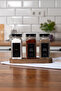 Mienda Home 3-Section Wood Spice Rack Stand - 4