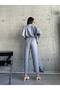 Women's Double Linen Shirt Pants Bottom Top Set - 6