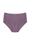 5-Pack High-Waist Plus Size Lace-Detail Cotton Women's Briefs - 2
