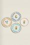 طقم إفطار سيراميك مكون من 13 قطعة من Summer Flowers لـ 6 أشخاص - 5
