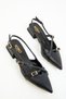Black Women's Classic Heeled Shoes 19105 - 4