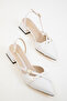 White Women's Classic Heeled Shoes 19105 - 4