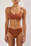 Brown Bralette High Waist Regular Bikini Set Tbess25Bt00047 - 3