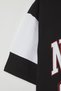 Black College Oversize/Wide Cut 100% Cotton Printed Tok Fabric T-Shirt Tmnss25Ts00097 - 3