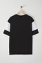 Black College Oversize/Wide Cut 100% Cotton Printed Tok Fabric T-Shirt Tmnss25Ts00097 - 2