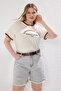 Gray High Waist Destroyed Denim Shorts & Bermudas Tbbss22Sr0165 - 2