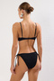 Siyah Gipeli Bralette Kaplı Regular Normal Bel Bikini Takımı TBESS25BT00000 - 5