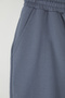 شورت أزرق أساسي قصة فضفاضة /قصة واسعة بخصر مطاطي وأربطة TMNSS22SR0257 - 6