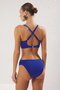 Saks Aksesuarlı Üçgen Kaplı Regular Normal Bel Bikini Takımı TBESS25BT00105 - 5
