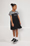 Black Midi Striped Knitted Dress Tkdss25El00059 - 2