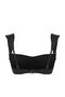 Siyah Aksesuarlı Bralette Kaplı Bikini Üstü TBESS25BU00036 - 6
