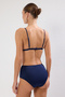 Lacivert Hipster Yüksek Bel Bikini Altı TBESS25BA00024 - 4