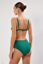 Green High Waist Bikini Bottom Tbess25Ba00032 - 4