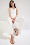 Women's Ankle Elastic Sandals with Gold Stones Takss25Sd00003 - 3