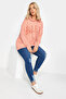 Long Sleeve Sequined Large Size Sweatshirt - Lace Up Hoodie303234 - 2