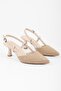 Women's Straw Skin Straw Heeled Stiletto