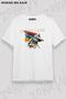Unisex Oversize Mold System of a down 2 Design Printed Tshirt