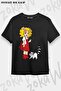 Unisex Oversize Mold Candy Candy Cartoon Animated Design Printed Tshirt