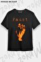 Unisex Oversize Molded Faust Krautrock Band Design Printed Tshirt