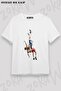 Unisex Oversize Pattern Wrestling Design Printed Tshirt