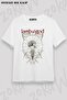 Unisex Oversize Mold Skull Lamb of God Design Printed Tshirt
