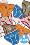Girl's 100% Cotton 6-Piece Panties