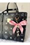 Ballerina Bag Accessory with Pink Ribbon - 4
