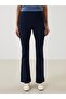 Elastic Waist Spanish Leg Women's Trousers - 2