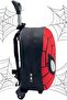 Spiderman Printed Squeegee Kindergarten Nursery 2-6 Years Old Eva Fabric Wheeled Suitcase Backpack and School Bag - 4