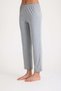 Gray Color Women's Short Sleeve Pajamas Set - 5