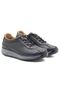Genuine Leather Men's Casual Walking Shoes - 2170 Black