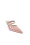2051-22y Women's Pointed Toe Crystal Stone Banded Slippers - 7
