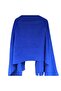 Parliament Blue Winter Fleece Shoulder Shawl Soft Textured Thick Shoulder Shawl Scarf Cafe, Restaurant, Hotel Shawl - 2