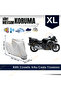 Motorcycle Tarpaulin, Engine Cover (Gray Lock Compatible, Engine Length between 2.20m-2.60m (XL)) - 2