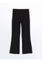 Lcw Kids Black Elastic Waist Girls Spanish Leg Leggings